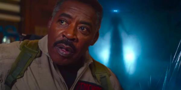 Ernie Hudson as Winston Next to the Death Chill in Ghostbusters Frozen Empire Trailer