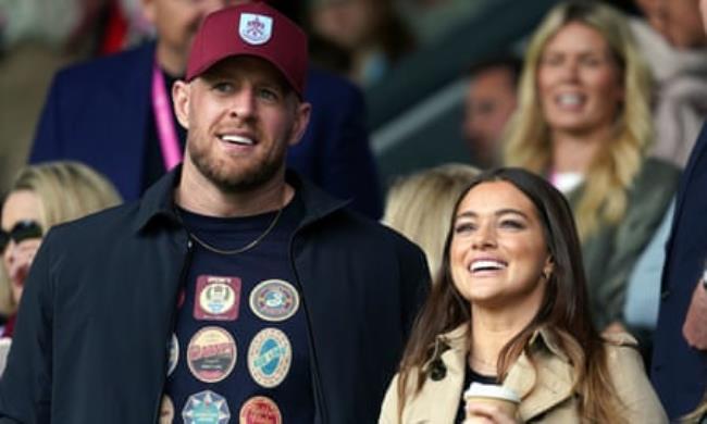 Burnley minority shareholders JJ Watt and Kealia Watt